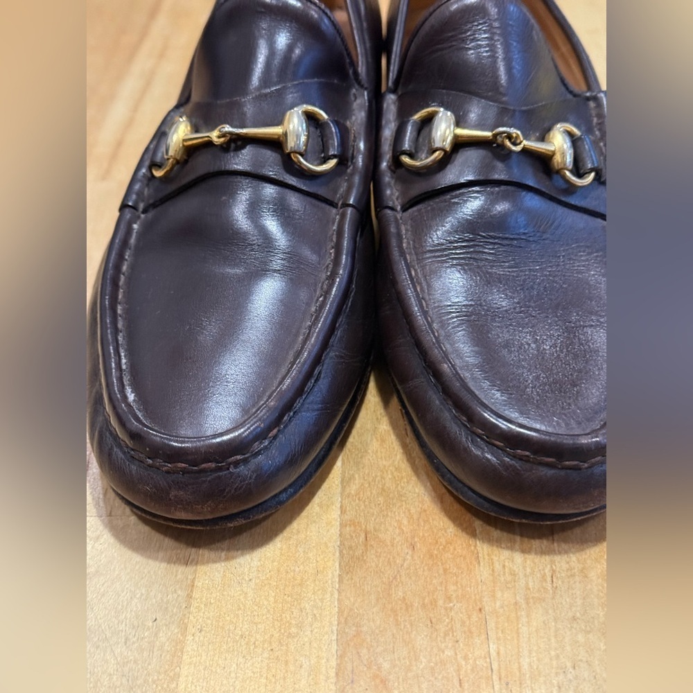 Gucci Dark Brown Leather Loafer - Picture 14 of 14